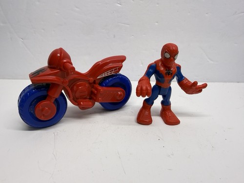 Spider man and - spider-man, motorcycle